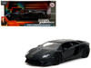 Shaw s Lamborghini Aventador Matt Black Furious 7 2015 Movie Fast & Furious Series 1/24 Diecast Model Car Jada 36152
