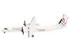 Bombardier Q400 Commercial Aircraft Croatia Airlines 9A CQE White with Tail Graphics 1/200 Diecast Model Airplane Herpa HE573108