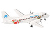 Saab 340 Commercial Aircraft Finnaviation Santa Livery OH FAH White with Graphics 1/200 Diecast Model Airplane Herpa HE573245