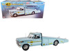 1970 Ford F 350 Ramp Truck Light Blue Metallic Malco Gasser Limited Edition to 240 pieces Worldwide 1/18 Diecast Model Car ACME A1801421