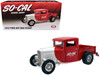 1932 Ford Pickup Truck So Cal Speed Shop Red and White Limited Edition to 500 pieces Worldwide 1/18 Diecast Model Car ACME A1804107