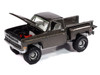 1981 Chevrolet Silverado Stepside Pickup Truck Graystone Metallic Muscle Trucks Series 1/64 Diecast Model Car Auto World 64452-AWSP179B