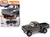 1981 Chevrolet Silverado Stepside Pickup Truck Graystone Metallic Muscle Trucks Series 1/64 Diecast Model Car Auto World 64452-AWSP179B