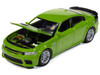 2023 Dodge Charger R T Scat Pack Swinger Sublime Green Metallic Modern Muscle Series 1/64 Diecast Model Car Auto World 64452-AWSP181A