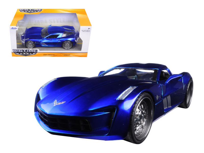ミニカー 1:24 DC COMICS 2009 CORVETTE STINGRAY DC Comics Diecast Collectible Toy: 1:24 2009 Chevy Corvette