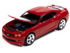 2010 Chevrolet Camaro RS SS Victory Red with White Stripes Modern Muscle Series 1/64 Diecast Model Car Auto World 64492-AWSP184B