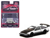 Toyota Sprinter Trueno AE86 Widebody RHD Right Hand Drive White and Black with Tarmac Cards Global64 Series 1/64 Diecast Model Tarmac Works T64G-060-WB