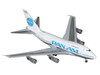 Boeing 747SP Commercial Aircraft Pan American Airways N531PA White with Blue Tail Graphics Gemini 200 Series 1/200 Diecast Model Airplane GeminiJets G2PAA1164