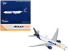 Boeing 777 200LRF Commercial Aircraft Atlas Air N703GT White with Blue Tail Interactive Series 1/400 Diecast Model Airplane GeminiJets GJ2147