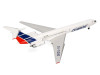Ilyushin IL 62M Commercial Aircraft Cubana de Aviacion T1280 White with Blue and Red Tail 1/200 Diecast Model Airplane Herpa HE573405