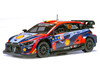 Hyundai i20 N Rally1 #11 Thierry Neuville Martijn Wydaeghe Winner Central European Rally 2023 1/18 Diecast Model Car IXO Models 18RMC19322
