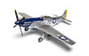 Level 4 Model Kit North American P 51D Mustang Aircraft with 2 Scheme Options 1/24 Plastic Model Kit Airfix A14001V