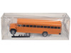 School Bus Yellow with Stop Sign 1/87 (HO) Plastic Model Promotex 006617Y