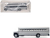 School Bus Silver Metallic 1/87 (HO) Plastic Model Promotex 006620S