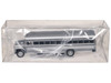 School Bus Silver Metallic 1/87 (HO) Plastic Model Promotex 006620S