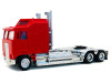 Kenworth K100 with 5 Bar Grill and XXL Chassis Red 1/87 (HO) Plastic Model Promotex 035264R