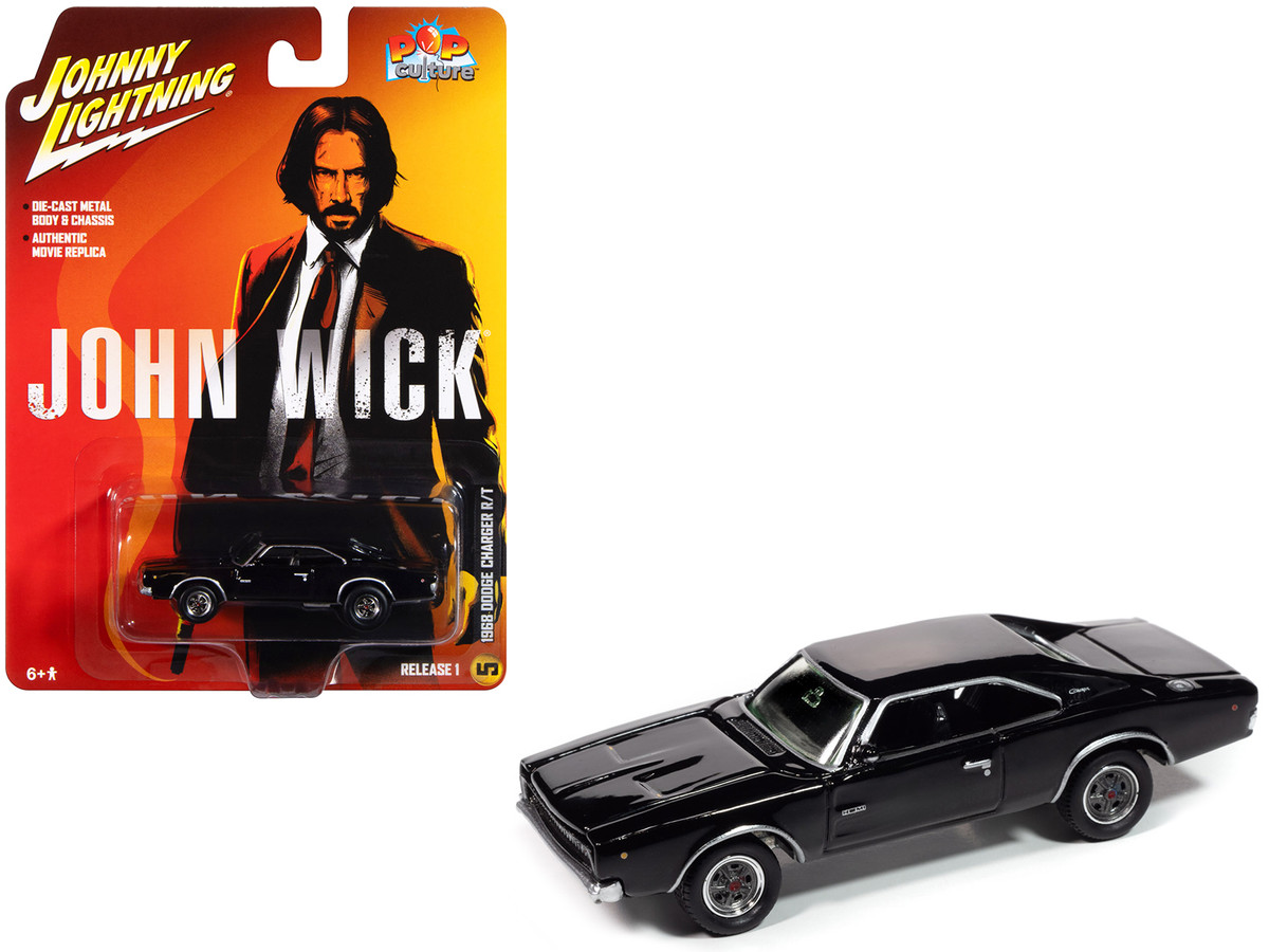 John Wick 劇中車ミニカー 2台セット 1968 Dodge Charger R T Black John Wick 2014 Movie Pop Culture 2025