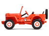 1944 Willys MB Jeep Red Smokey Bear 80th Anniversary Anniversary Collection Series 17 1/64 Diecast Model Car Greenlight 28160A