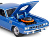 1971 Plymouth Barracuda 440 6bbl B5 Blue Metallic Barracuda 60th Anniversary Anniversary Collection Series 17 1/64 Diecast Model Car Greenlight 28160D
