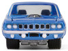 1971 Plymouth Barracuda 440 6bbl B5 Blue Metallic Barracuda 60th Anniversary Anniversary Collection Series 17 1/64 Diecast Model Car Greenlight 28160D