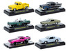 Auto Meets Set of 6 Cars IN DISPLAY CASES Release 86 Limited Edition 1/64 Diecast Model Cars M2 Machines 32600-86