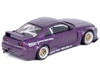 Nissan Skyline GT R R33 RHD Right Hand Drive Pandem Rocket Bunny Purple Metallic 1/64 Diecast Model Car Inno Models IN64-R33P-PP