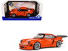 2022 Porsche 911 KS R Orange Metallic 1/18 Diecast Model Car Solido S1810501