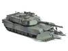 United States M1A2 SEP (System Enhancement Package Tank with Mine Plow Plowing Mode United States Army 1st Battalion 16th Cav Reg Fort Knox 2002 Green Camouflage NEO Dragon Armor Series 1/72 Plastic Model Dragon Models 63248
