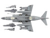 British Aerospace Sea Harrier FA 2 Aircraft with Sea Eagle Missiles ZH796 2018 British Royal Navy Air Power Series 1/72 Diecast Model Hobby Master HA4108