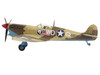 Supermarine Spitfire Mk Vb Trop Fighter Aircraft ER570 4th Fighter Squadron 52nd Fighter Group 1943 Mediterranean Allied Coastal Air Force Air Power Series 1/48 Diecast Model Hobby Master HA7859