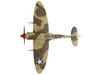 Supermarine Spitfire Mk Vb Trop Fighter Aircraft ER570 4th Fighter Squadron 52nd Fighter Group 1943 Mediterranean Allied Coastal Air Force Air Power Series 1/48 Diecast Model Hobby Master HA7859