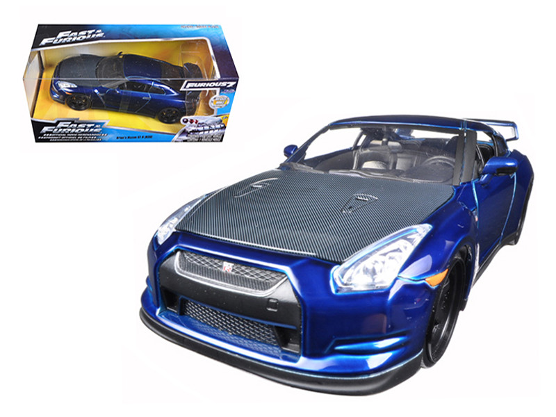 1:24 ワイスピ BRIAN&#39;S NISSAN GT-R R35 SLIVER BRIAN's Nissan GT-R (R35) Candy Silver Fast & Furious | Jada