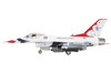 Lockheed F 16C Fighting Falcon Fighter Aircraft No 10 Thunderbirds Warbird United States Air Force Air Power Series 1/72 Diecast Model Hobby Master HA38044