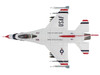 Lockheed F 16C Fighting Falcon Fighter Aircraft No 10 Thunderbirds Warbird United States Air Force Air Power Series 1/72 Diecast Model Hobby Master HA38044