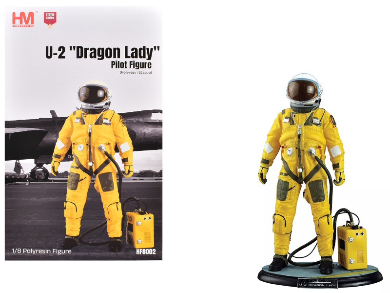 U 2 Dragon Lady Pilot Polyresin Statue Statue Series 1/8 Scale Model Hobby Master HF8002