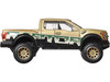 2017 Ford F 150 Raptor Pickup Truck Gold Metallic with Graphics HW Off Road Series Diecast Model Car Hot Wheels JBK70