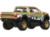 2017 Ford F 150 Raptor Pickup Truck Gold Metallic with Graphics HW Off Road Series Diecast Model Car Hot Wheels JBK70