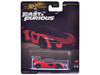 McLaren Senna Red Fast X 2023 Movie Fast & Furious Series Diecast Model Car Hot Wheels JBL92