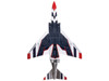 McDonnell Douglas F 4 Phantom Aircraft No 1 Thunderbirds United States Air Force Collector Series 1/144 Diecast Model Air Force 1 AF1-0148C