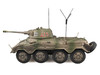 Sd Kfz 234 2 Puma Armored Vehicle #415 Unidentified Unit France 1944 German Army 1/72 Diecast Model Panzerstahl PZS-88014