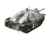 Hetzer Flamm Tank Destroyer 17th SS Panzergrenadier Division Operation Nordwind German Army 1/72 Diecast Model Panzerstahl PZS-88038