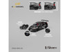 Subaru VAB WRX S4 Widebody Black Metallic with Red Interior with Extra Wheels 1/64 Diecast Model Car CM Model CM64-WRX-06