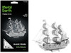 Model Kit Black Pearl Ship Challenging Difficulty Steel Model Metal Earth ICX016
