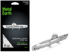 Model Kit German U Boat Type XXI Submarine Challenging Difficulty Steel Model Metal Earth MMS121