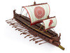 Model Kit Greek Trireme Warship Expert Difficulty Steel Model Metal Earth PS2021