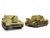 Level 3 Model Kit Sturmpanzer IV Brummbar Mid Version Tank with 2 Scheme Options 1/35 Plastic Model Kit Airfix A1376