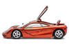 McLaren F1 Orange Metallic 1/64 Diecast Model Car Pop Race PR640092