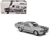 Shelby Mustang GT500 Gray Metallic with Black Stripes 1/64 Diecast Model Car Pop Race PR640195