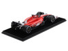 Ferrari SF 23 #16 Charles Leclerc 2nd Place Formula One F1 Las Vegas GP 2023 with Acrylic Display Case 1/18 Model Car LookSmart LS18F1049