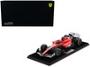 Ferrari SF 23 #16 Charles Leclerc 2nd Place Formula One F1 Las Vegas GP 2023 with Acrylic Display Case 1/18 Model Car LookSmart LS18F1049